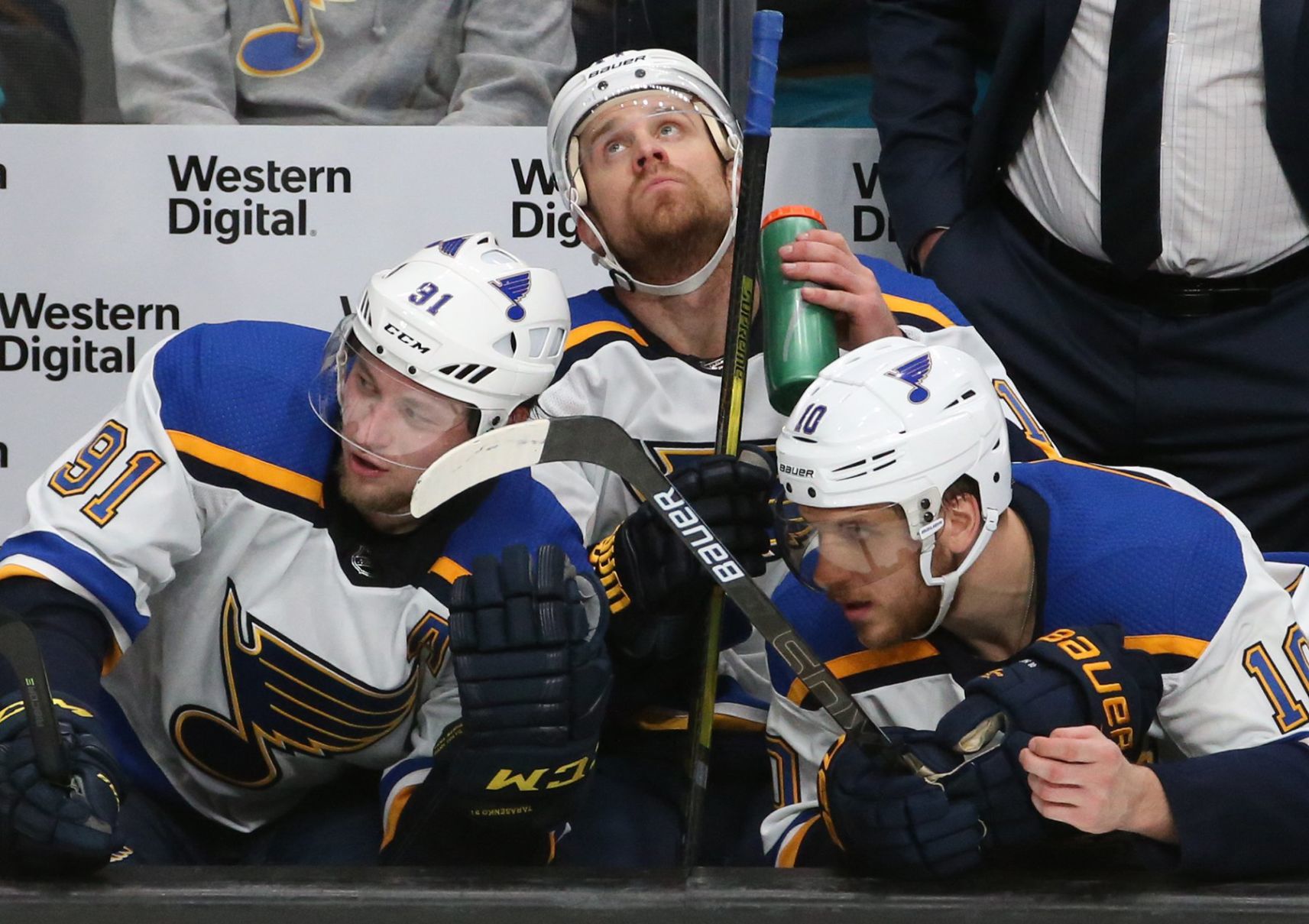 Blues and Sharks skate in game 5 of the semifinals